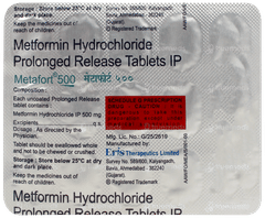 Metafort 500 Tablet 15 Metafort 500 Tablet 15